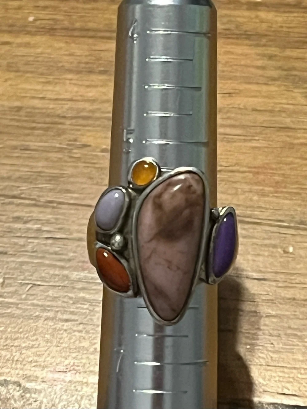 Whitney Kelly 925 Sterling Silver Multi Gemstone Statement Ring